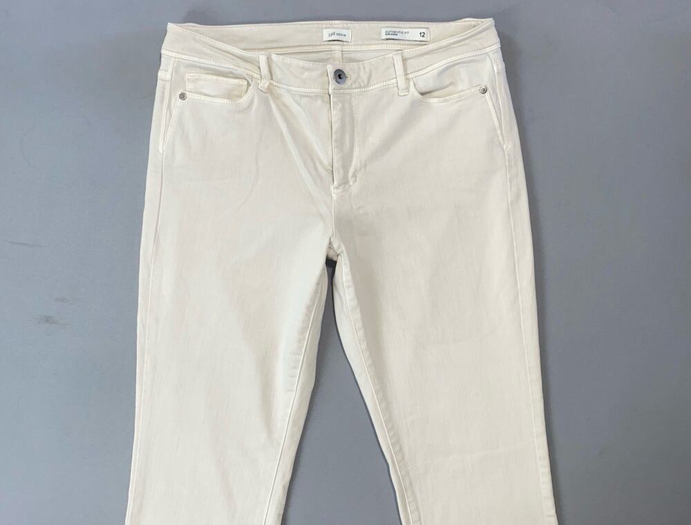 J Jill Denim Authentic Fit Slim Ankle Women's Lightweight Stretch Jeans. 12, EUC